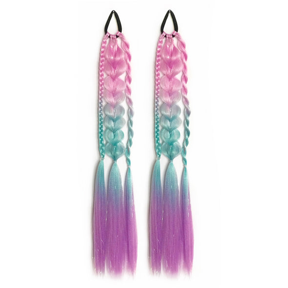 Set of Braided Malibu Shimmer Tails