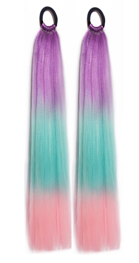 Moon Glow ponytail extensions glow in the dark!