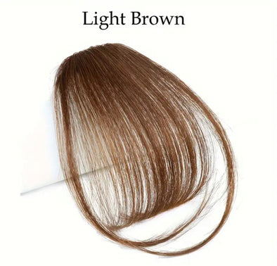 Light Brown Clip-in Bangs