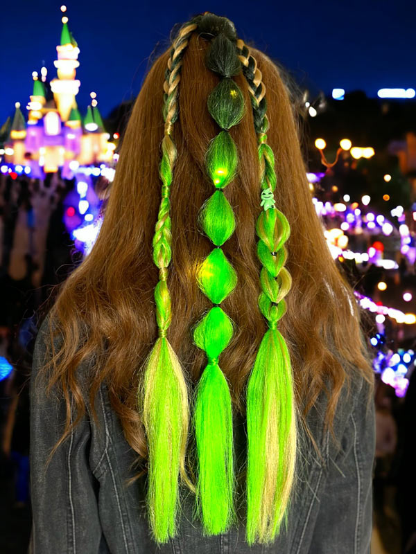 Oogie Boogie LED Braided Ponytail