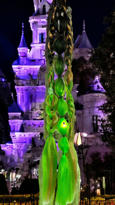 Oogie Boogie LED Braided Ponytail