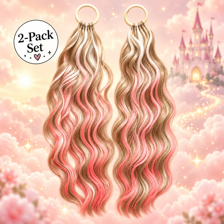 Princess Peach 2-Pack Wavy Short Ponytail