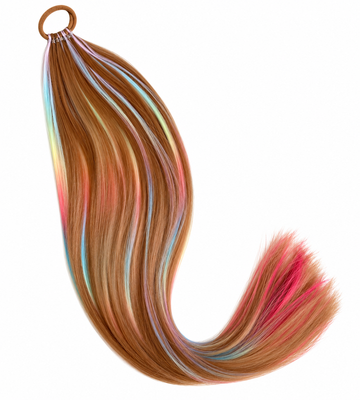 Spiced Rainbow Straight 26" Ponytail