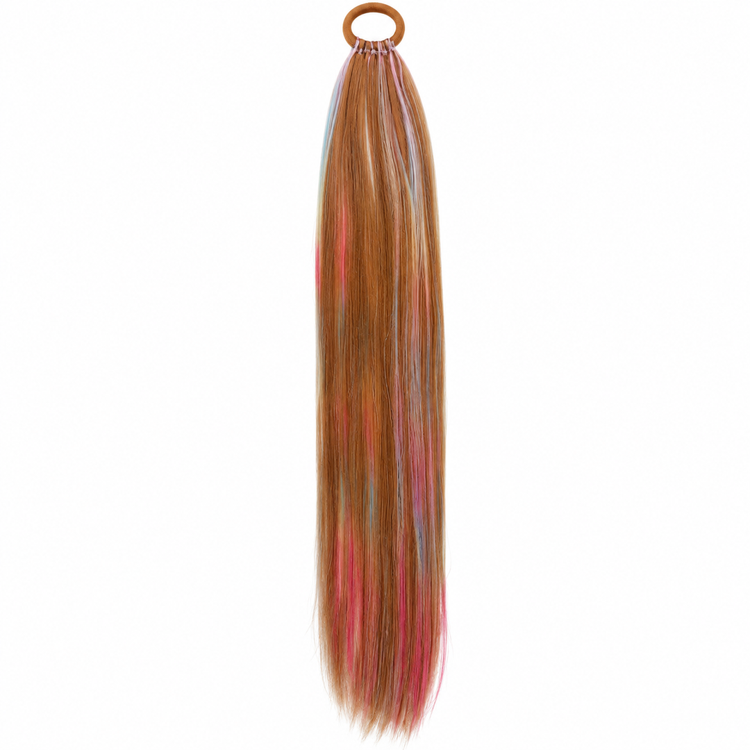 Spiced Rainbow Straight 26" Ponytail