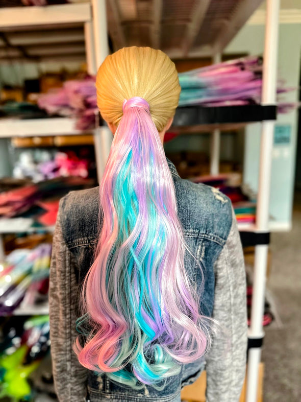 Unicorn Swirl Ponytail Hair Extension