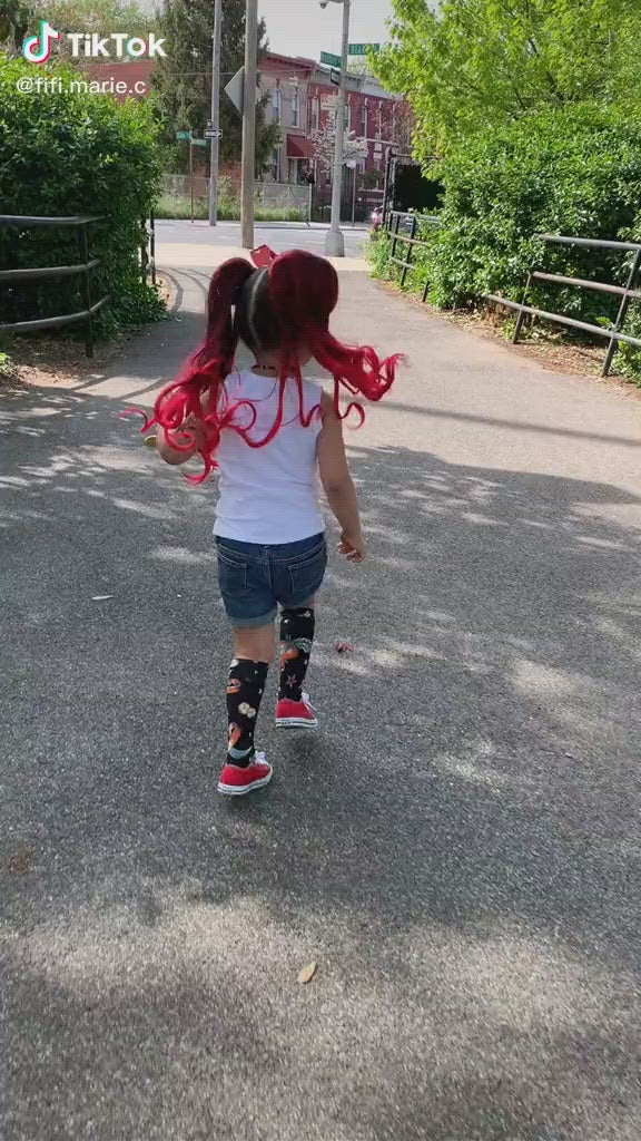 Diva Red Ponytail Hair Extensions