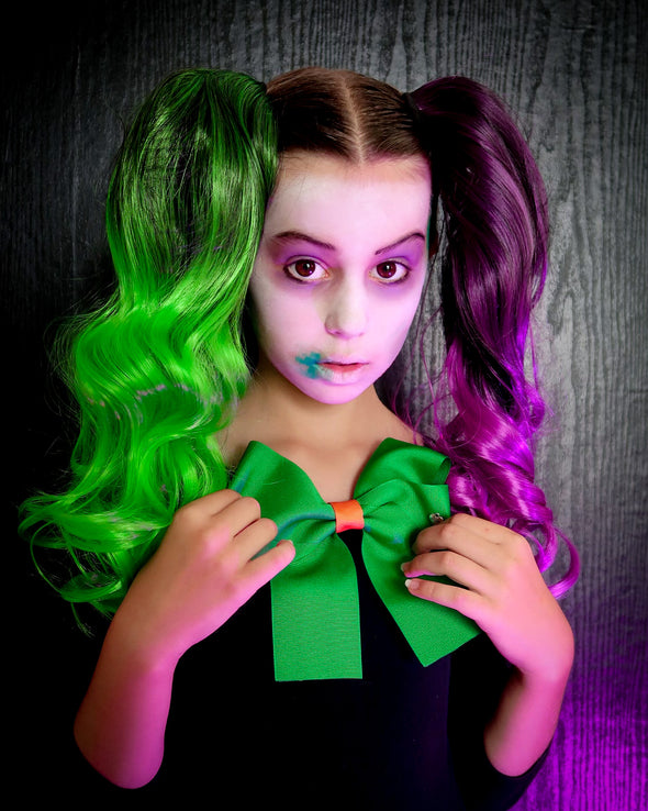Zombie Green Ponytail Hair Extensions