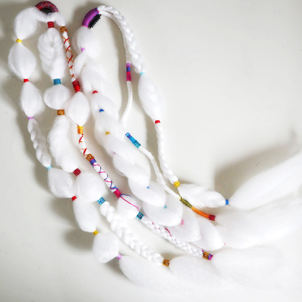 Rainbow Clouds 24” Magic Clip-in Boho Braids