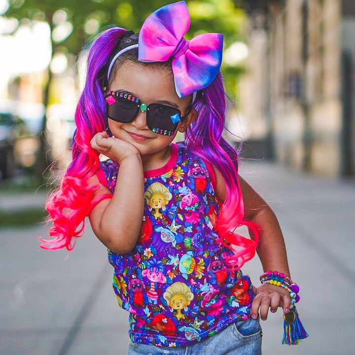 Tutti Fruity Curly Ponytail Hair Extensions