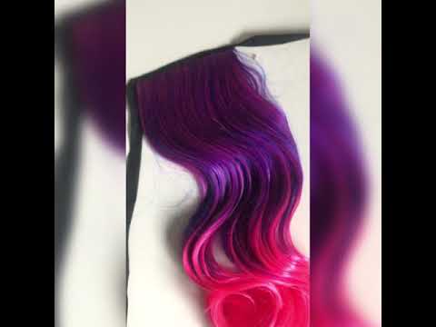 Tutti Fruity Curly Ponytail Hair Extensions
