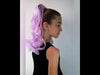 Video of Unicorn Swirl Ponytail Extension for kids and teens by Magic Manes