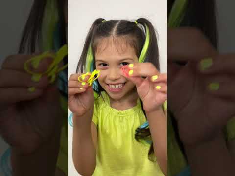 Neon Curls 6 Pack Clip-in Hair Extensions