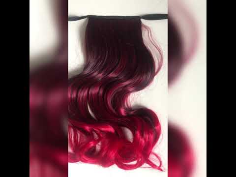 Diva Red Ponytail Hair Extensions