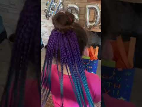 Tutti Fruity Braided Ponytail Hair Extensions