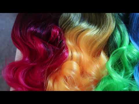 Rainbow 6-Pack Bundle Ponytail Hair Extensions