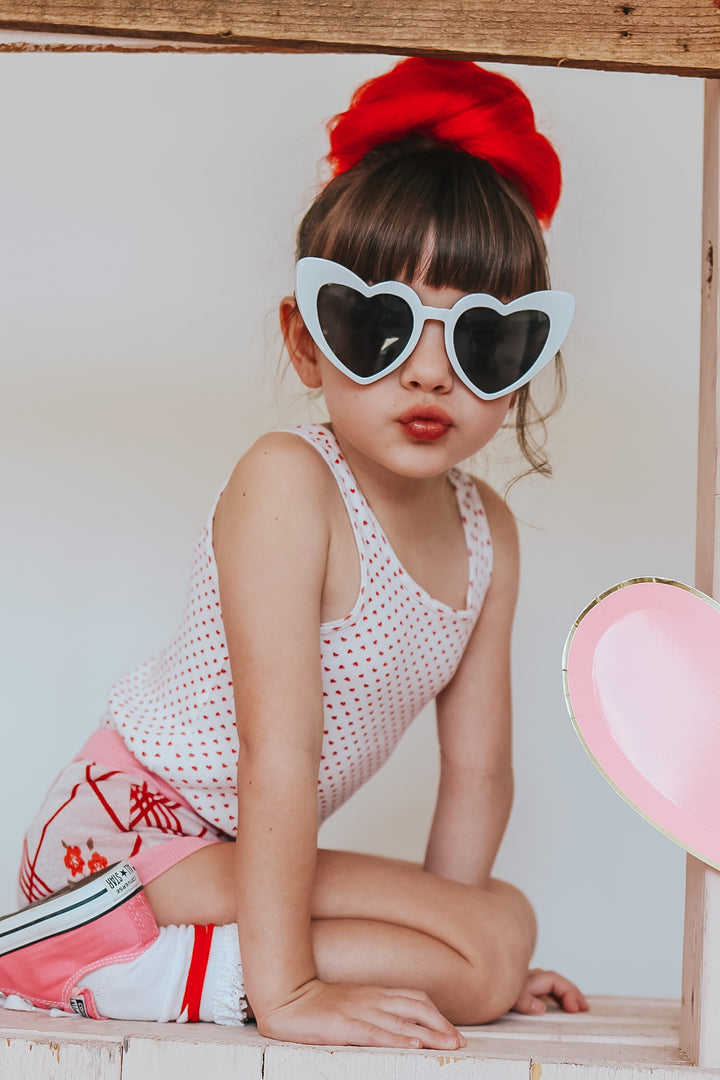 Valentines Day Red Hair extensions for kids