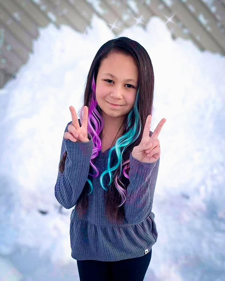 Pastel Curls 6 Pack Clip-in Hair Extensions