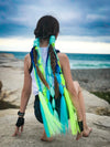 mermaid boho braids can be clipped in or elastic banded into your ponytails 