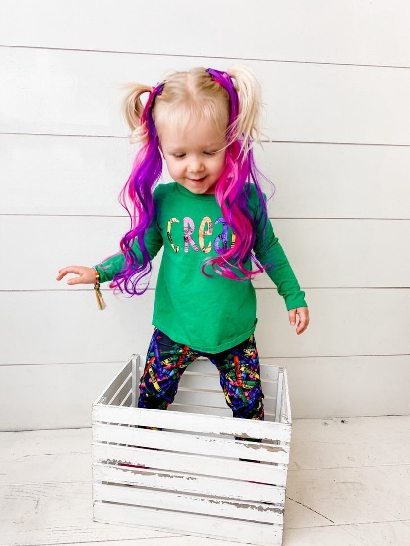 Tutti Fruity Purple/Pink Curls 6 Pack Clip-in Hair Extensions