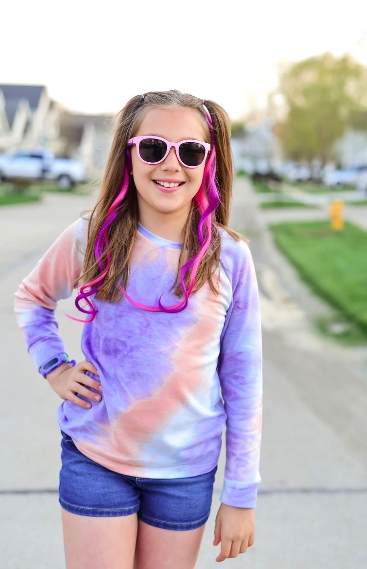 Tutti Fruity Purple/Pink Curls 6 Pack Clip-in Hair Extensions