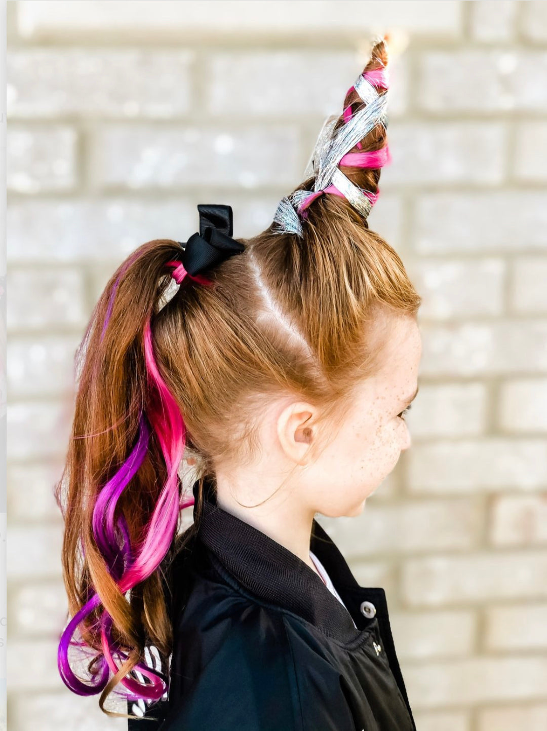 Tutti Fruity Purple/Pink Curls 6 Pack Clip-in Hair Extensions