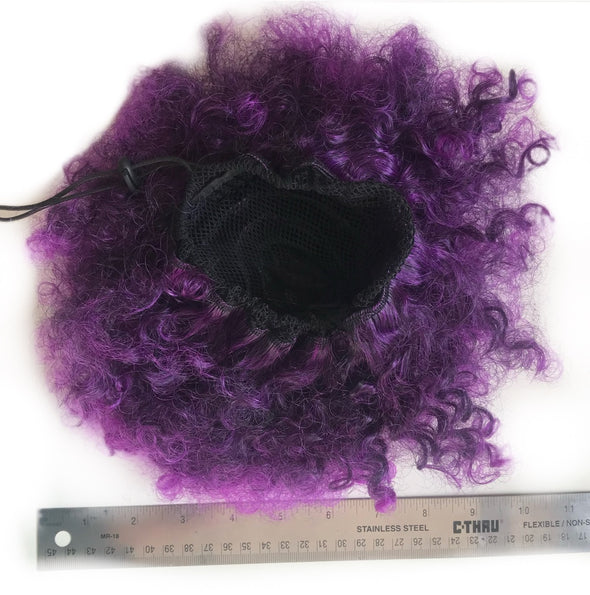 Purple 8” Jumbo Afro Puff