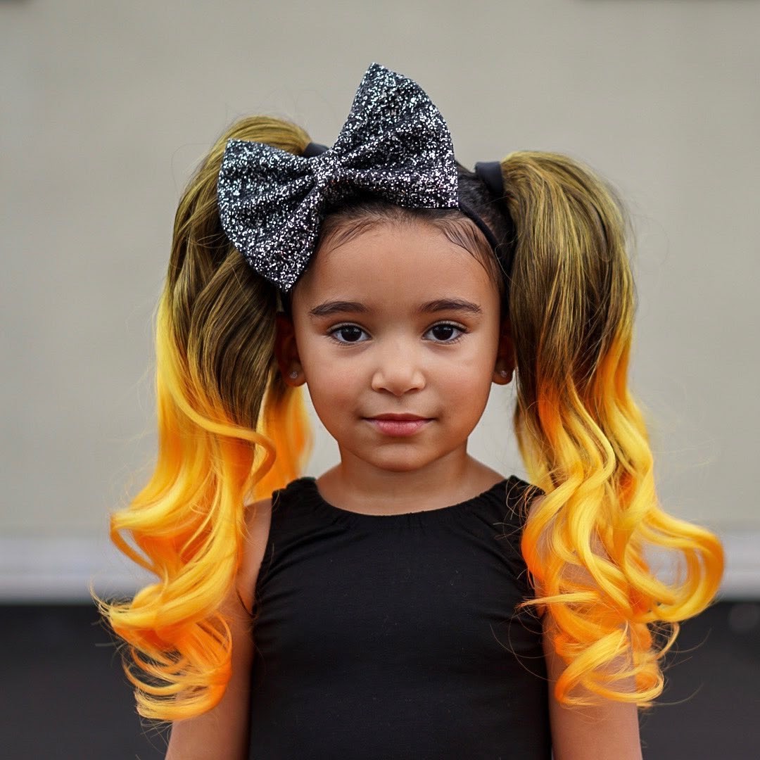 Pumpkin Ponytail Hair Extensions