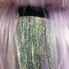 Detailed image of hair tinsel clip-in extension